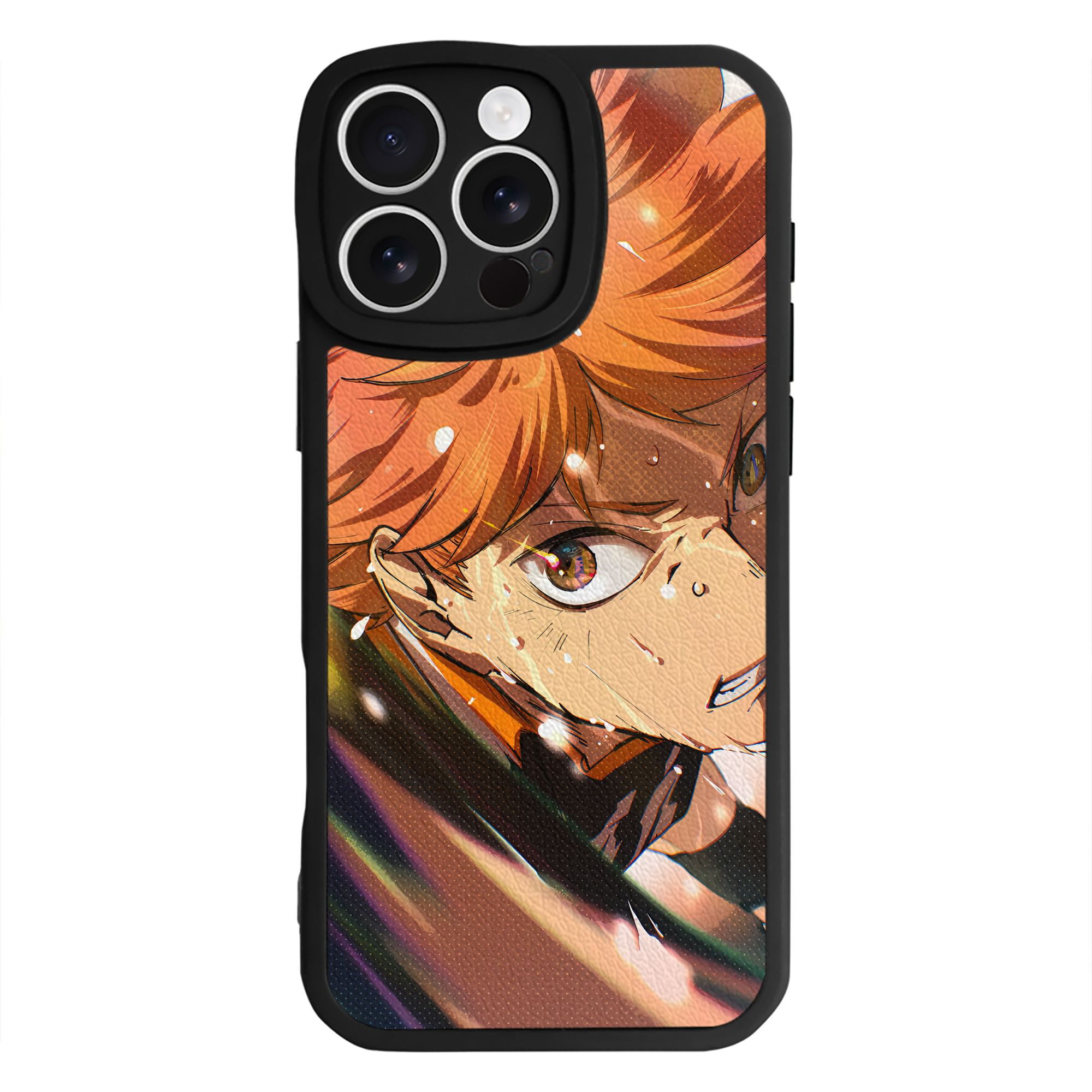 （画像用） ハイキュー!! Haikyu!! 【iPhone 16シリーズ対応】シリコンスマホケース（レザー調） 材質：シリコン